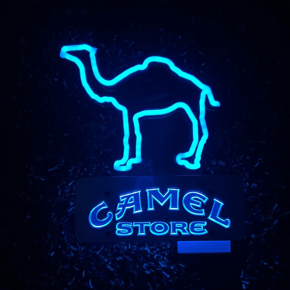 Authentic Camel Store light sign